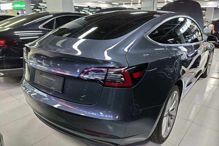 Used Tesla Model 3 2019 Standard Range Rear-Drive Upgraded Version Rear Right 45 Deg