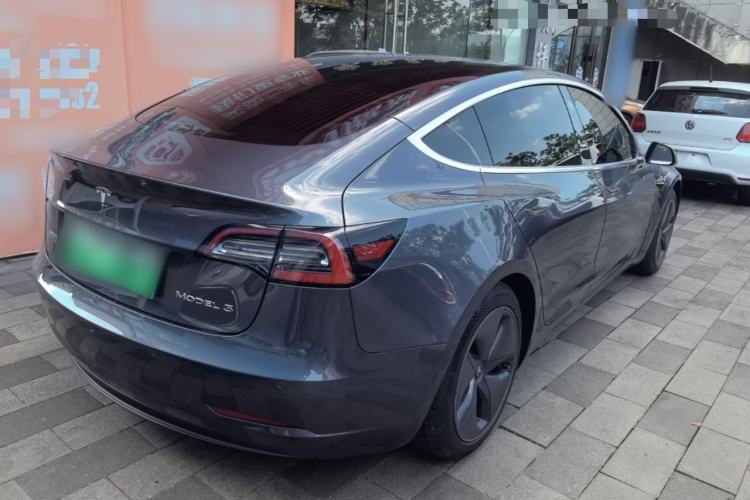 Used Tesla Model 3 2019 Standard Range Rear-Drive Upgraded Version Rear Right 45 Deg