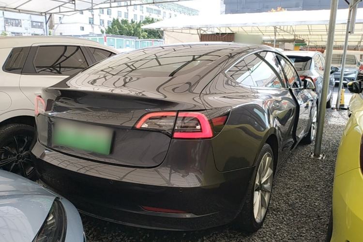 Used Tesla Model 3 2019 Standard Range Rear-Drive Upgraded Version Rear Right 45 Deg