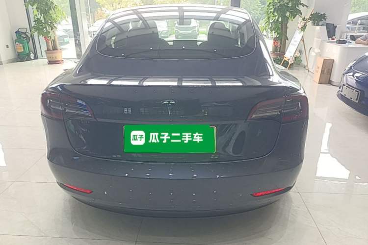 Used Tesla Model 3 2019 Long-Range Rear-Wheel-Drive Version Rear