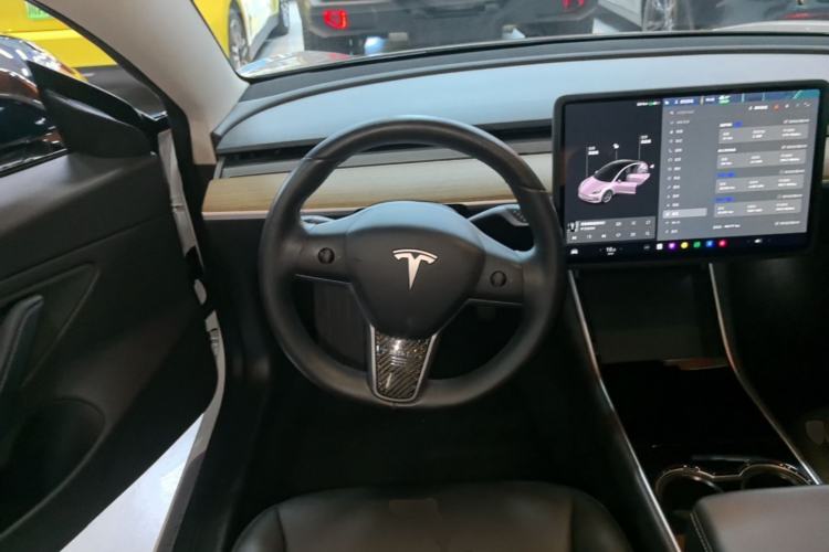 Used Tesla Model 3 2019 Long-Range Rear-Wheel-Drive Version Steering Wheel