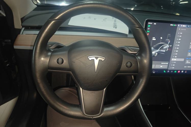 Used Tesla Model 3 2019 Long-Range Rear-Wheel-Drive Version Steering Wheel