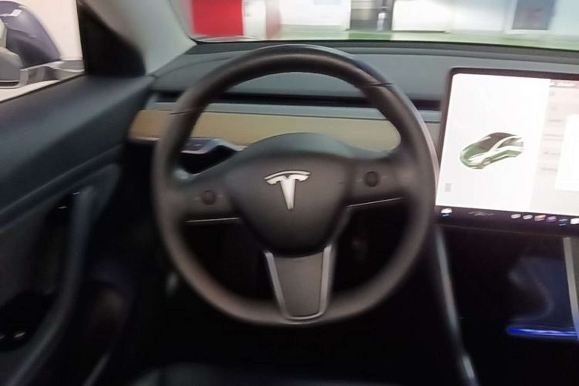 Used Tesla Model 3 2019 Long-Range Rear-Wheel-Drive Version Steering Wheel