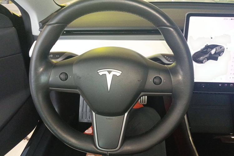 Used Tesla Model 3 2019 Performance High-Performance All-Wheel-Drive Version Steering Wheel