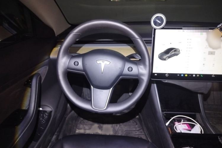 Used Tesla Model 3 2019 Long-Range All-Wheel-Drive Version Steering Wheel