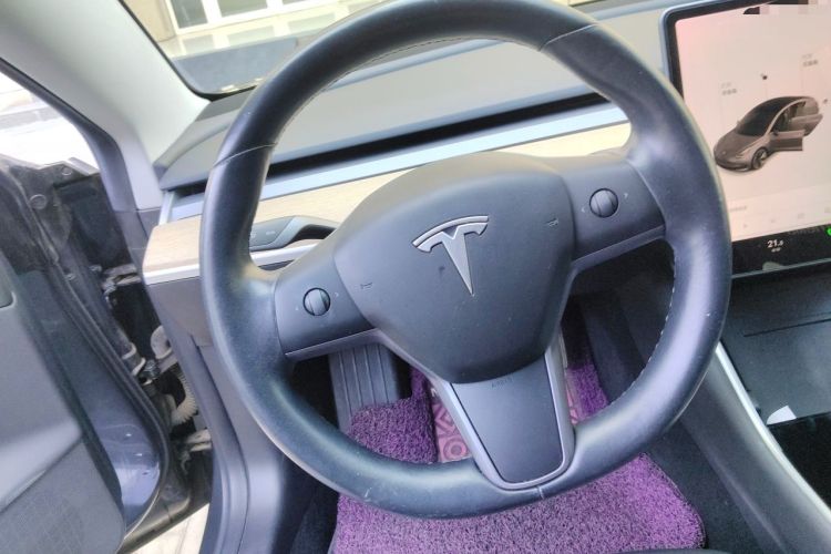 Used Tesla Model 3 2019 Long-Range Rear-Wheel-Drive Version Steering Wheel