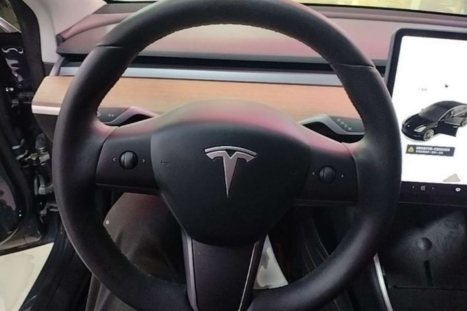 Used Tesla Model 3 2019 Standard Range Rear-Drive Upgraded Version Steering Wheel