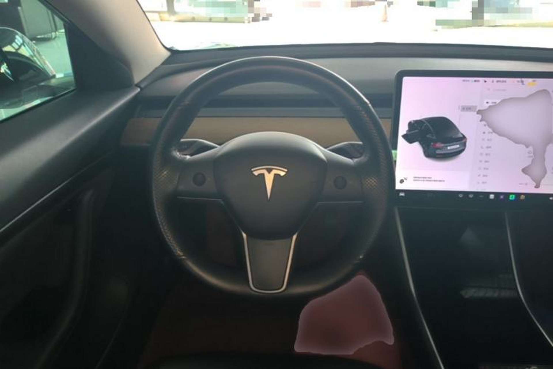 Used Tesla Model 3 2019 Standard Range Rear-Drive Upgraded Version Steering Wheel