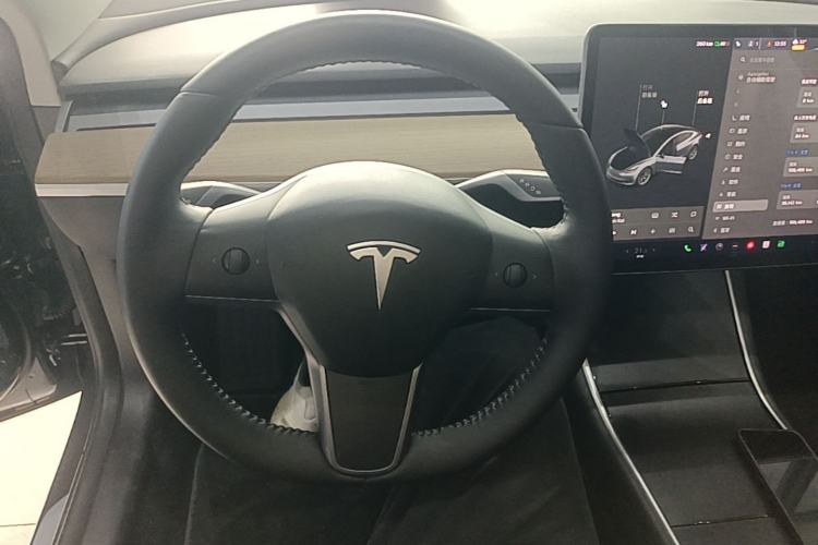 Used Tesla Model 3 2019 Long-Range Rear-Wheel-Drive Version Steering Wheel