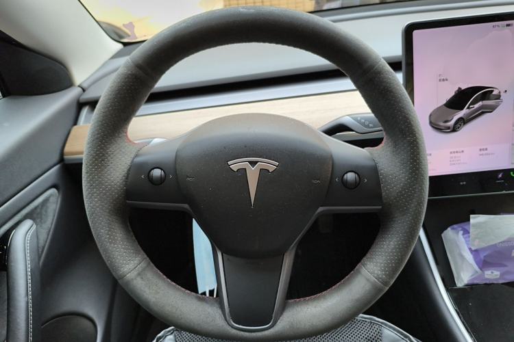 Used Tesla Model 3 2019 Long-Range Rear-Wheel-Drive Version Steering Wheel