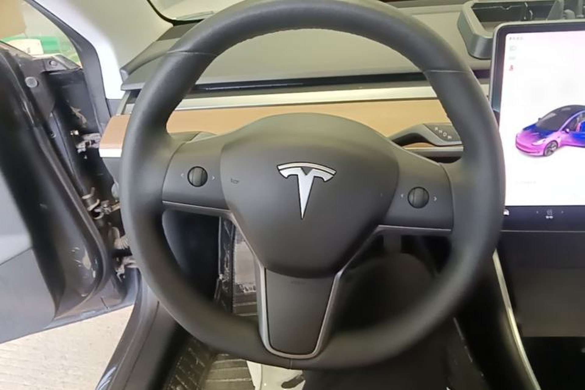 Used Tesla Model 3 2019 Standard Range Rear-Wheel Drive Upgraded Version (60 kWh) Steering Wheel