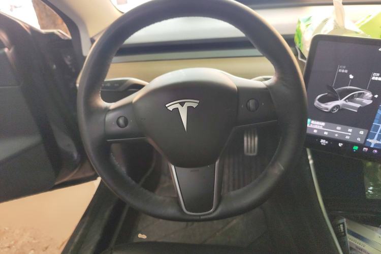 Used Tesla Model 3 2019 Performance High-Performance All-Wheel-Drive Version Steering Wheel