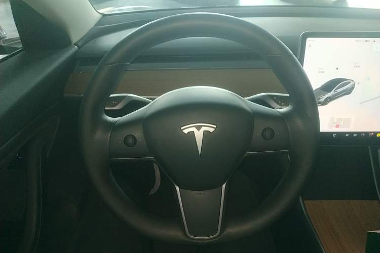 Used Tesla Model 3 2019 Long-Range Rear-Wheel-Drive Version Steering Wheel