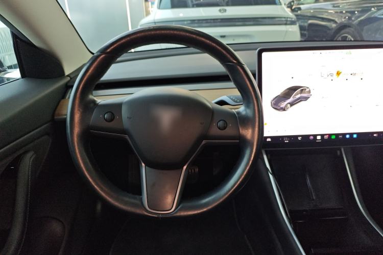 Used Tesla Model 3 2019 Long-Range All-Wheel-Drive Version Steering Wheel