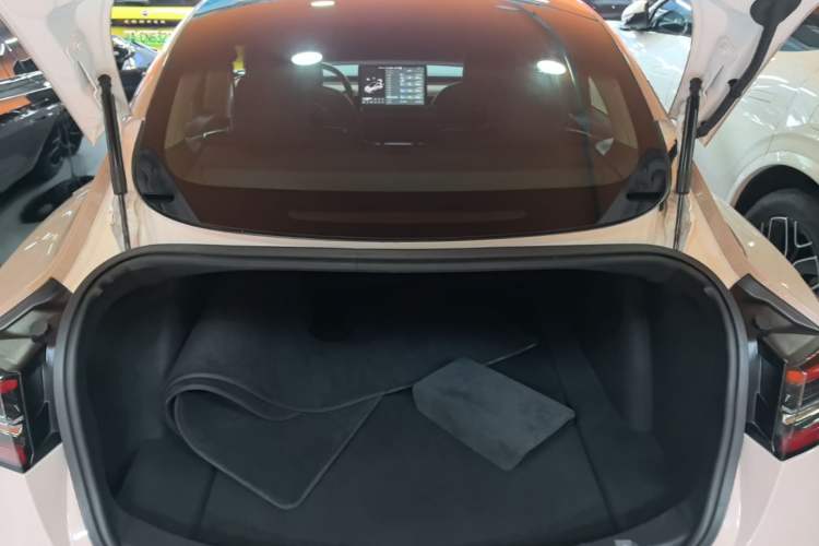 Used Tesla Model 3 2019 Long-Range Rear-Wheel-Drive Version Trunk