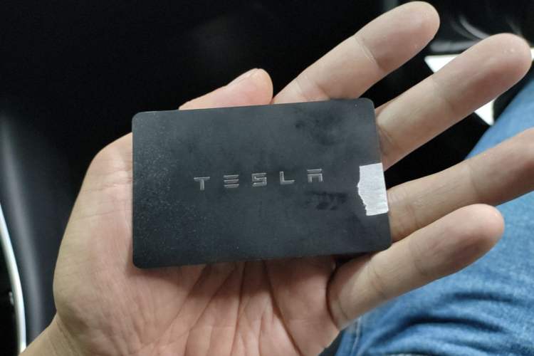 Used Tesla Model 3 2019 Long-Range Rear-Wheel-Drive Version Vehicle Key