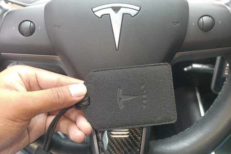 Used Tesla Model 3 2019 Performance High-Performance All-Wheel-Drive Version Vehicle Key