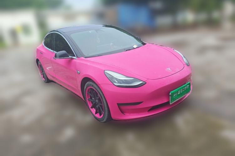 Used Tesla Model 3 2019 Long-Range Rear-Wheel-Drive Version Front Right 45 Deg