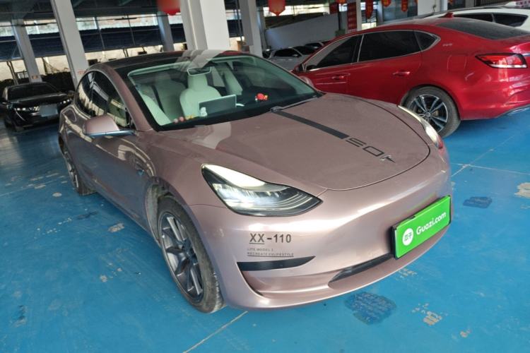 Used Tesla Model 3 2019 Standard Range Rear-Drive Upgraded Version Front Right 45 Deg