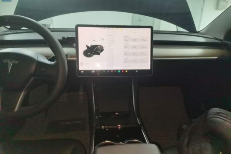 Used Tesla Model 3 2019 Standard Range Rear-Drive Upgraded Version Audio And AC Panel