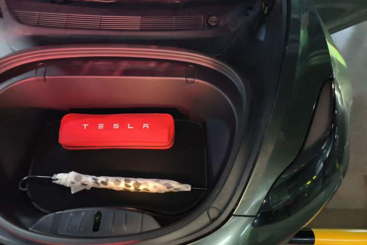 Used Tesla Model 3 2019 Long-Range Rear-Wheel-Drive Version Engine Bay Left