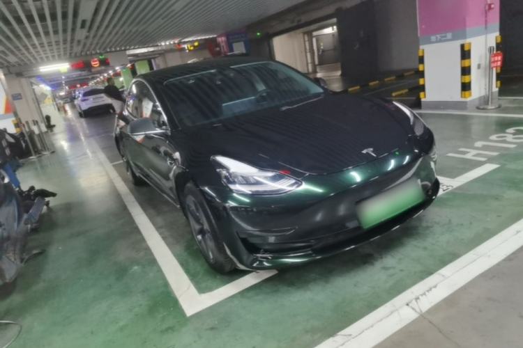 Used Tesla Model 3 2019 Standard Range Rear-Drive Upgraded Version Front Right 45 Deg