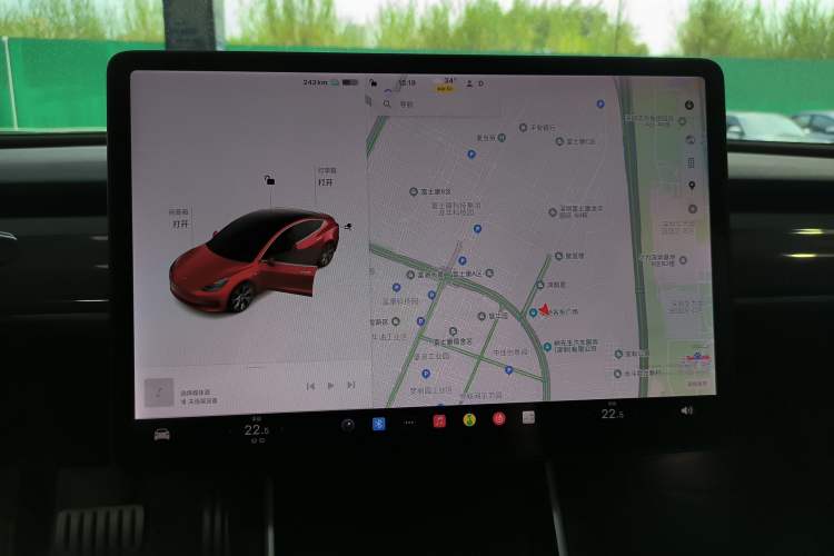 Used Tesla Model 3 2019 Performance High-Performance All-Wheel-Drive Version Instrument Cluster