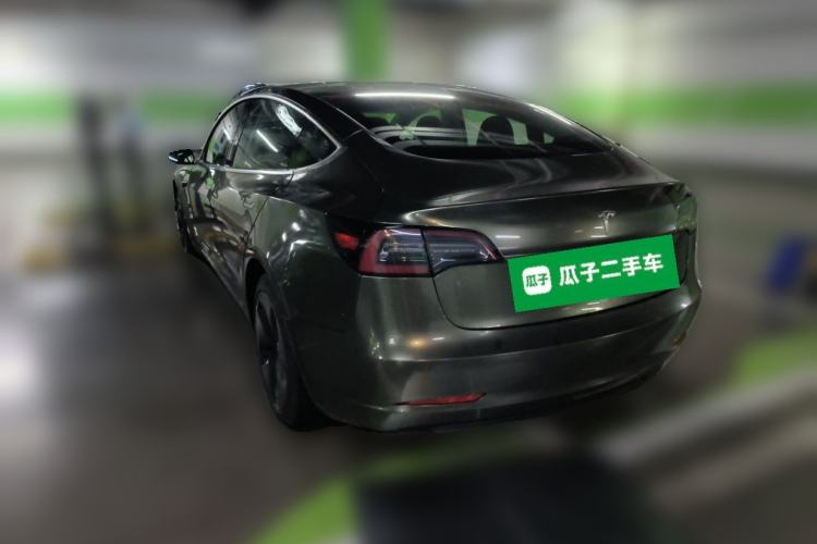 Used Tesla Model 3 2019 Long-Range Rear-Wheel-Drive Version Rear Left 45 Deg
