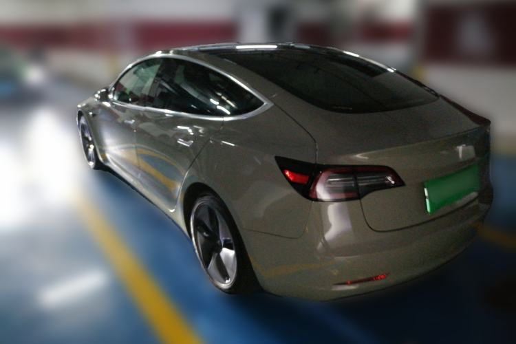 Used Tesla Model 3 2019 Long-Range All-Wheel-Drive Version Rear Left 45 Deg