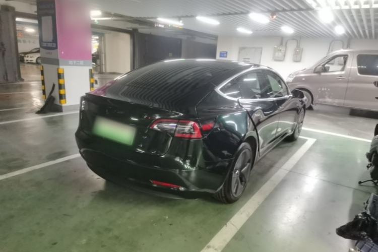 Used Tesla Model 3 2019 Standard Range Rear-Drive Upgraded Version Rear Right 45 Deg