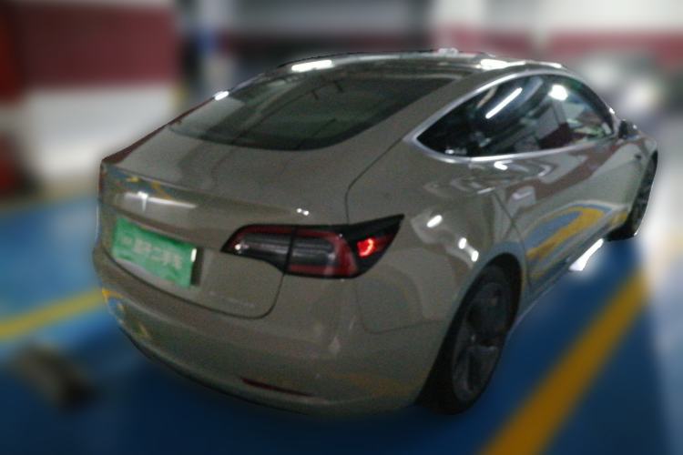 Used Tesla Model 3 2019 Long-Range All-Wheel-Drive Version Rear Right 45 Deg