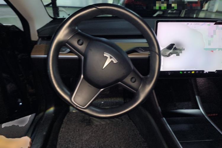 Used Tesla Model 3 2019 Long-Range Rear-Wheel-Drive Version Steering Wheel