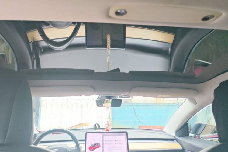 Used Tesla Model 3 2019 Long-Range Rear-Wheel-Drive Version Headliner