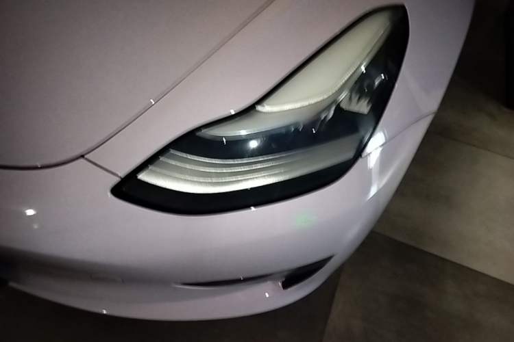 Used Tesla Model 3 2019 Long-Range Rear-Wheel-Drive Version Left Front Headlight