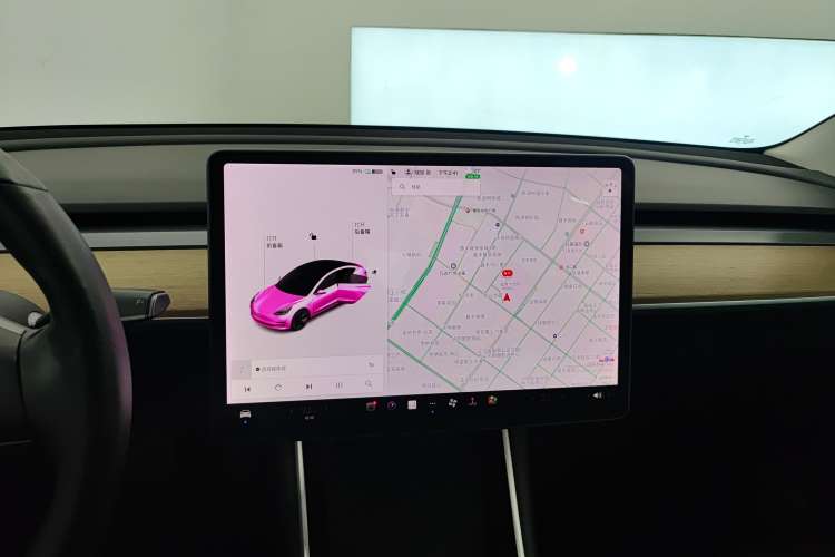 Used Tesla Model 3 2019 Standard Range Rear-Wheel Drive Upgraded Version (60 kWh) Audio And AC Panel