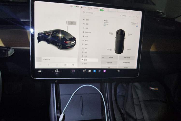 Used Tesla Model 3 2019 Standard Range Rear-Drive Upgraded Version Audio And AC Panel