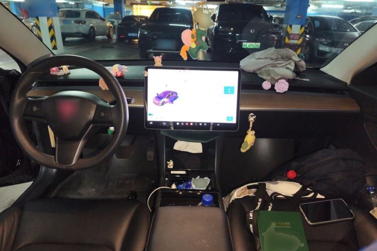 Used Tesla Model 3 2019 Long-Range Rear-Wheel-Drive Version Center Console