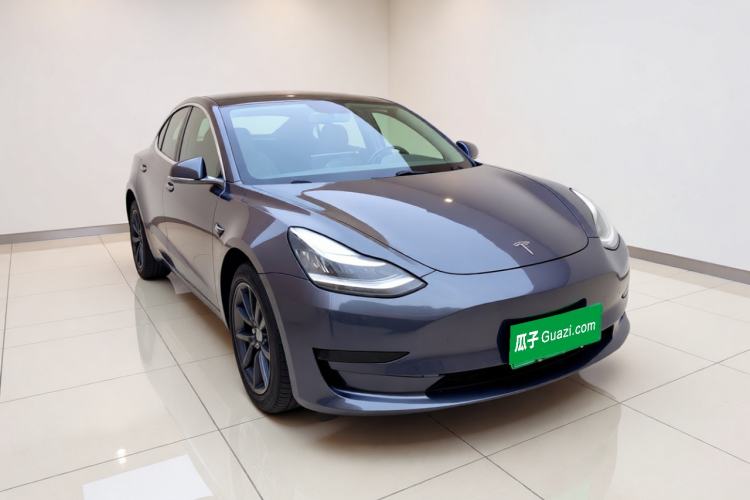 Used Tesla Model 3 2019 Standard Range Rear-Drive Upgraded Version Front Right 45 Deg