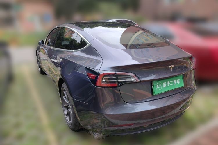 Used Tesla Model 3 2019 Standard Range Rear-Drive Upgraded Version Rear Left 45 Deg