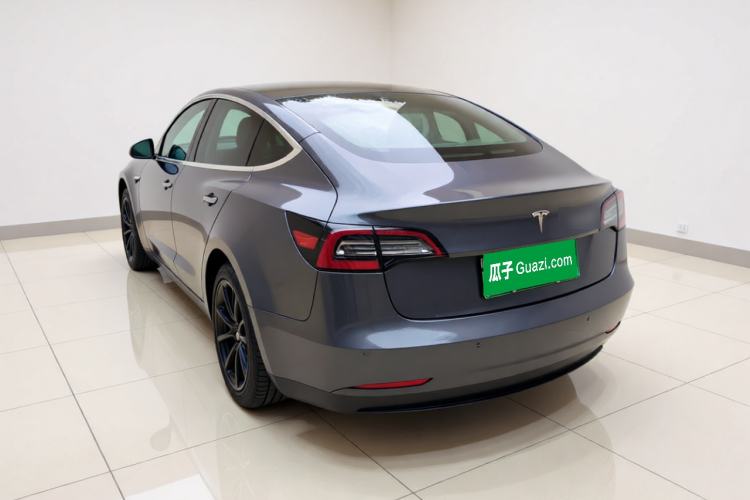 Used Tesla Model 3 2019 Standard Range Rear-Drive Upgraded Version Rear Left 45 Deg