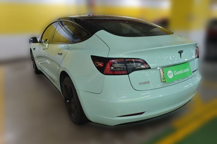 Used Tesla Model 3 2019 Standard Range Rear-Drive Upgraded Version Rear Left 45 Deg