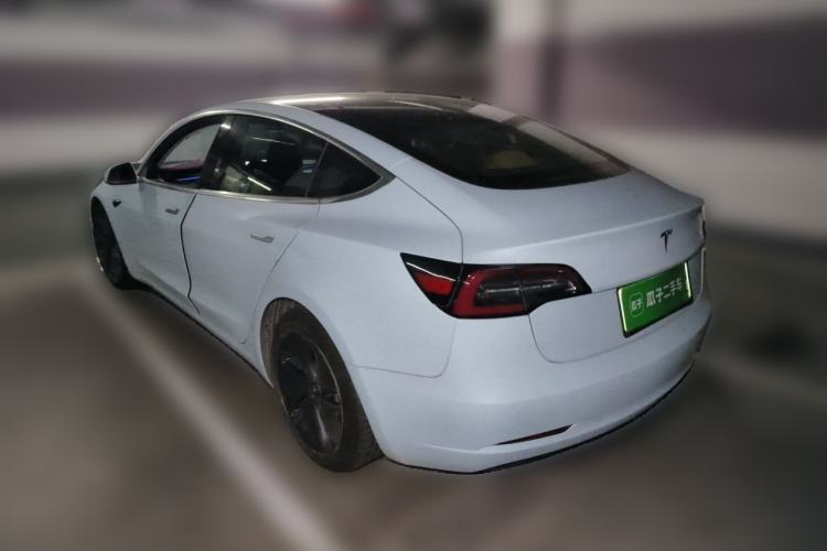 Used Tesla Model 3 2019 Standard Range Rear-Drive Upgraded Version Rear Left 45 Deg