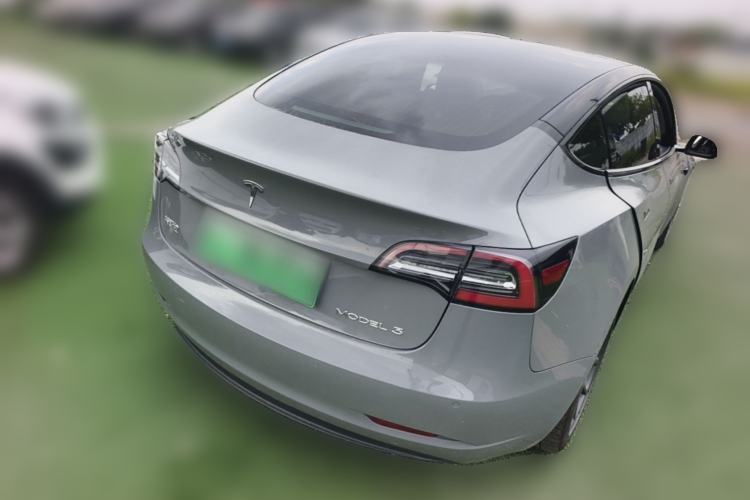 Used Tesla Model 3 2019 Standard Range Rear-Drive Upgraded Version Rear Right 45 Deg