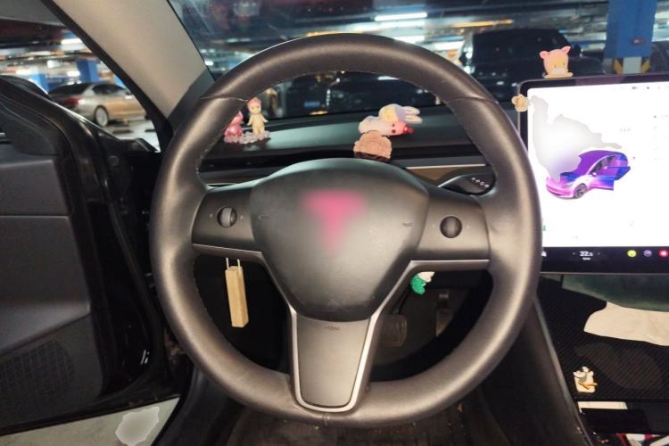 Used Tesla Model 3 2019 Long-Range Rear-Wheel-Drive Version Steering Wheel
