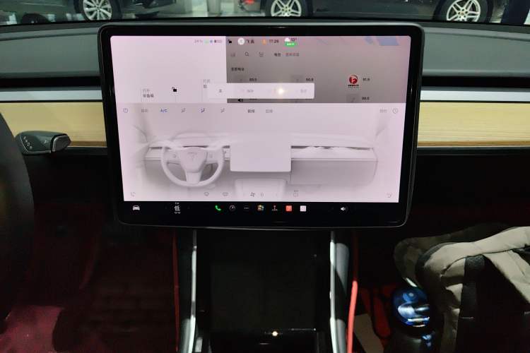 Used Tesla Model 3 2019 Standard Range Rear-Drive Upgraded Version Audio And AC Panel