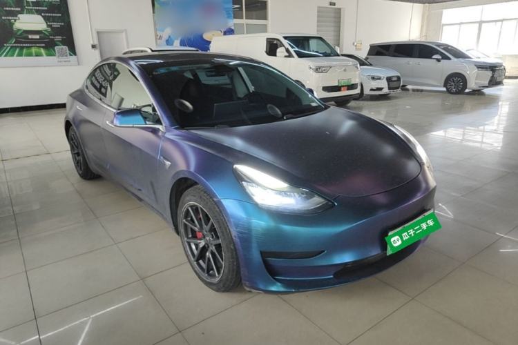 Used Tesla Model 3 2019 Standard Range Rear-Drive Upgraded Version Front Right 45 Deg