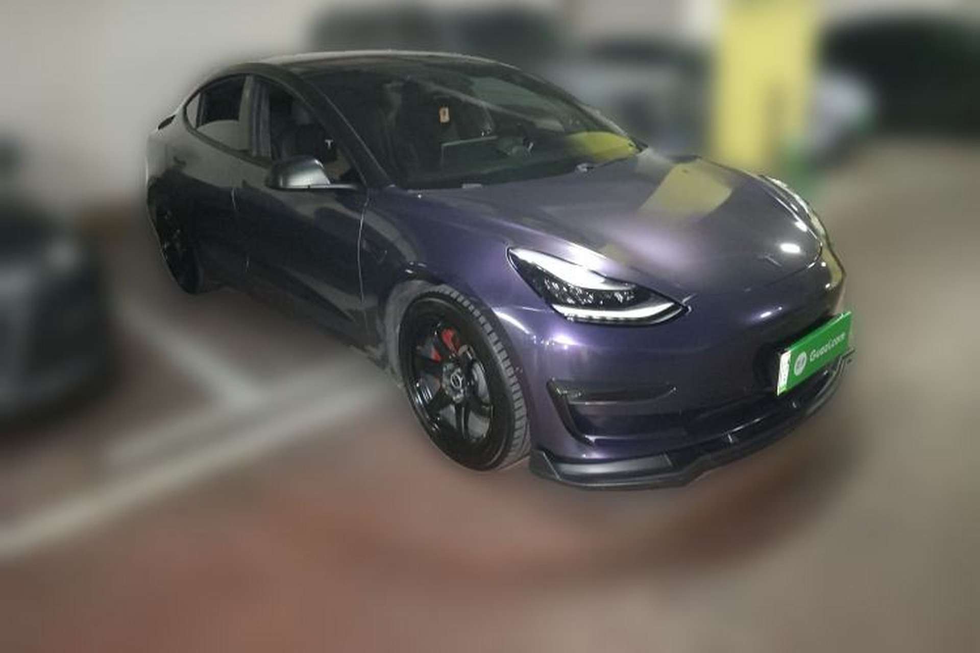 Used Tesla Model 3 2019 Long-Range All-Wheel-Drive Version Front Right 45 Deg