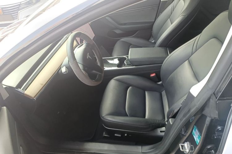 Used Tesla Model 3 2019 Long-Range Rear-Wheel-Drive Version Left Front Seat