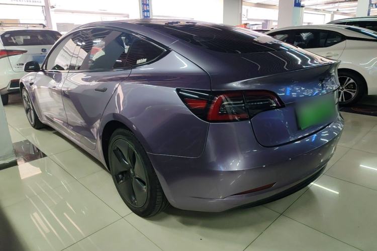 Used Tesla Model 3 2019 Long-Range All-Wheel-Drive Version Rear Left 45 Deg