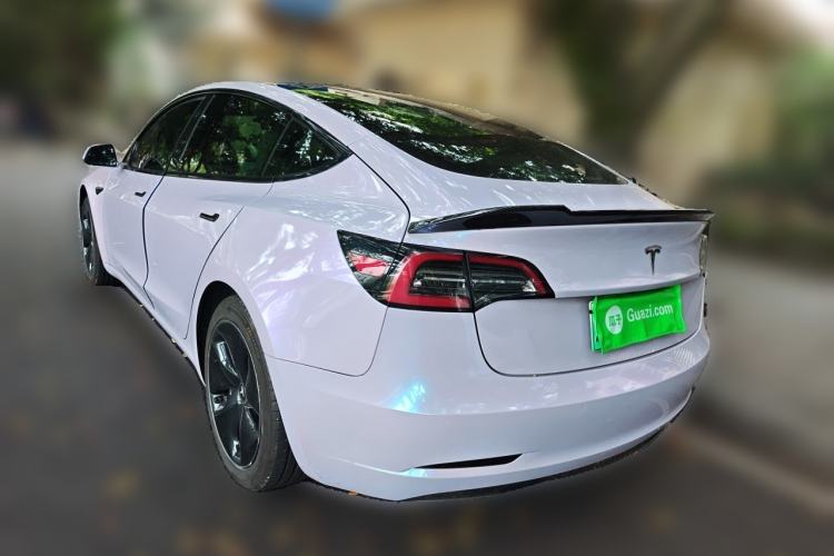 Used Tesla Model 3 2019 Long-Range Rear-Wheel-Drive Version Rear Left 45 Deg
